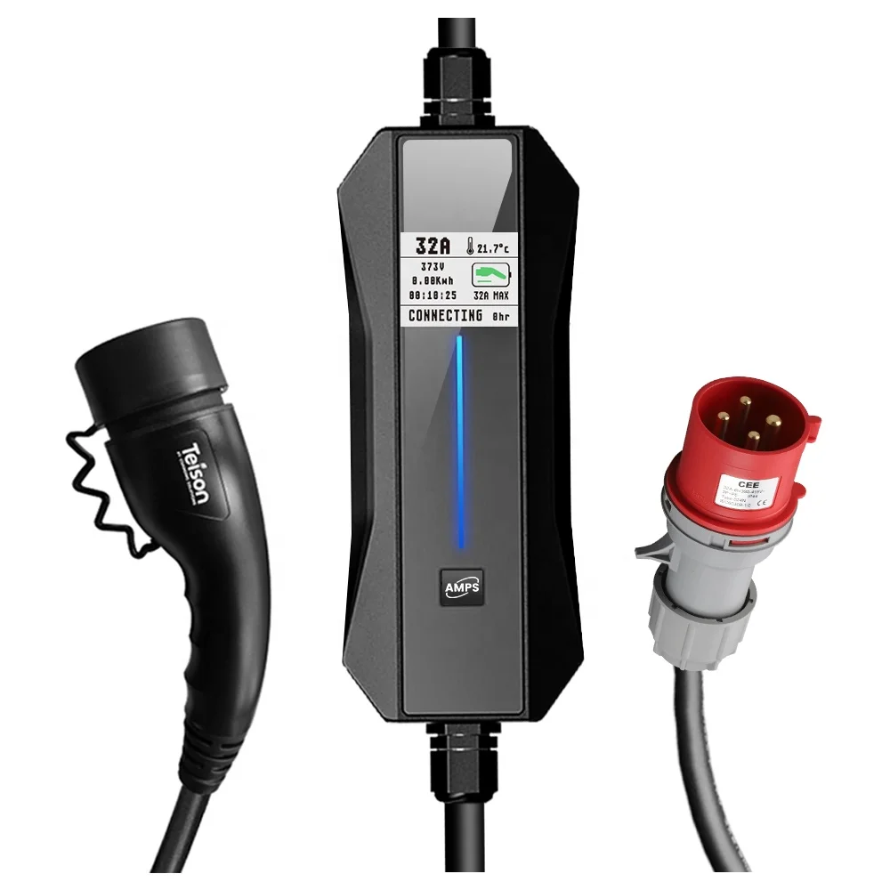 Teison Ac Evse 22Kw Caricatore Portatile Trifase Tipo 2 Wallbox Ev