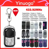 For TOP 432 NA EE EV M A S 434NA 434EE 434EV 434M 434A Garage Remote Control 433.92MHz Fixed Code TAM432SA T432 T434 TWIN 2 4 1