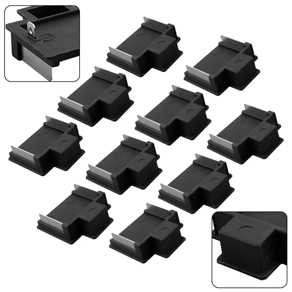 10pcs Battery Connector Terminal Block For Makita Battery Charger Adapter Electric Power Lithium Battery Spanner Switch Pins battery adapter for bosch 18v base power connector 18 v 14awg specifications robots green version for pba