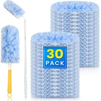 Swiffer Duster Refills 10-Pack, Compatible with Swiffer 360 Duster Handle, Unscented Feather Dusting Refills for Multisurface Cl