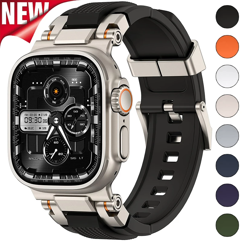 Men's Premium Silicone Sport Strap