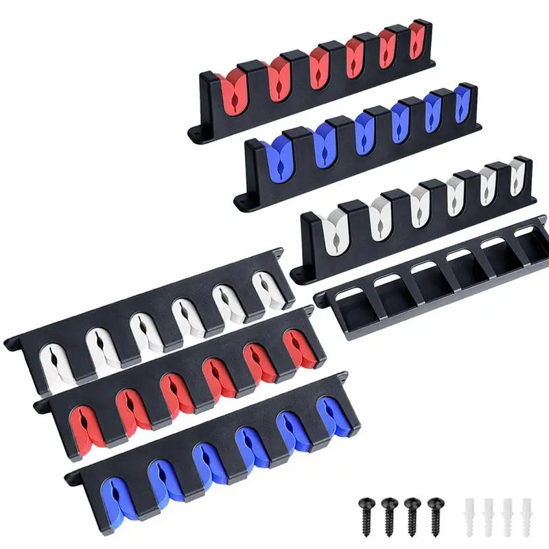6RodFishingRodHoldersVerticalPoleHolderRackWallMountModular