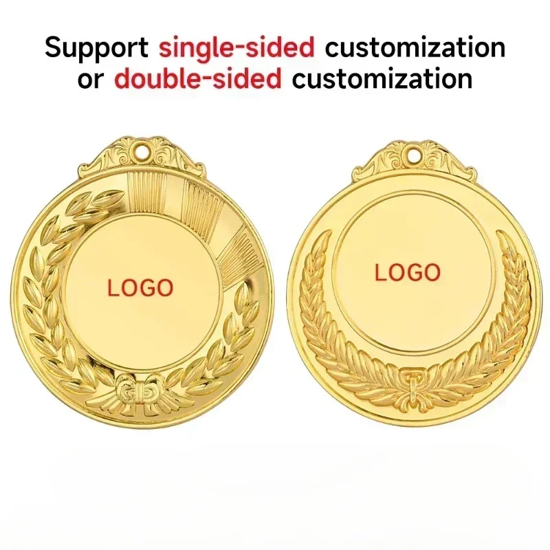 65MM Personalized Metal Medals Award Sports Games Competition Winner Medal Souvenirs Free Color Printed or Engraved Customized