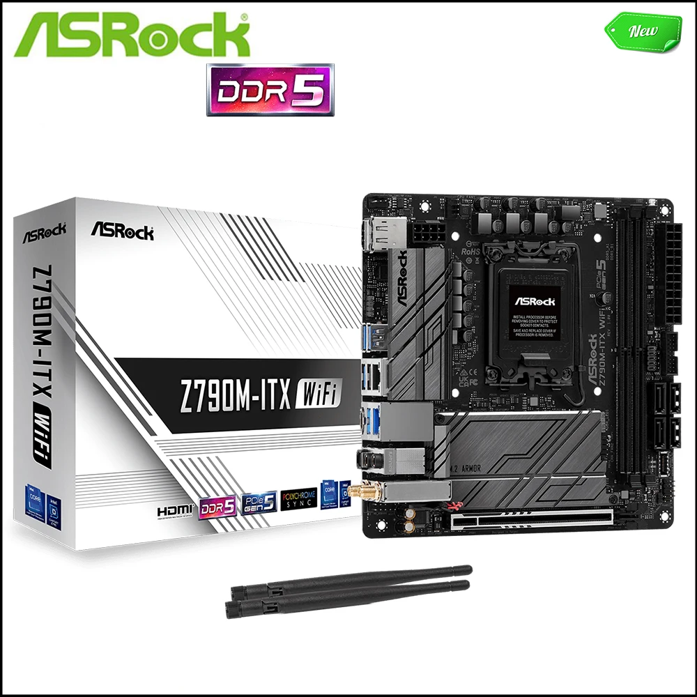 NEW For ASROCK Z790M ITX WiFi MINI ITX Motherboards LGA 1700 DDR5 64GB
