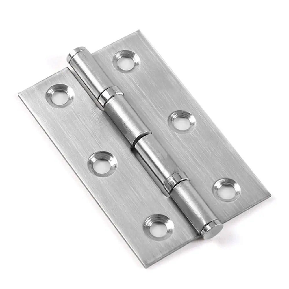 Stainless Steel Hinges Door Hinges 1Pair/2Pcs Window Accessories Door Hinges 270 Degree with Screws Cross Hinge Stainless Steel Mute Silience Furniture Hardware