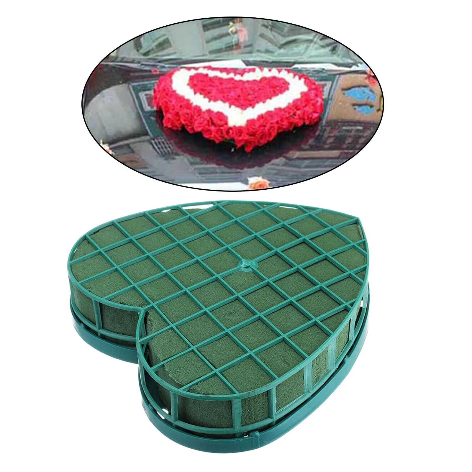 Bloc Mousse Florale Oasis - Brique 23x11x7 Cm, Pour Arrangements Fleurs Fraîches, Art Floral DIY - 6