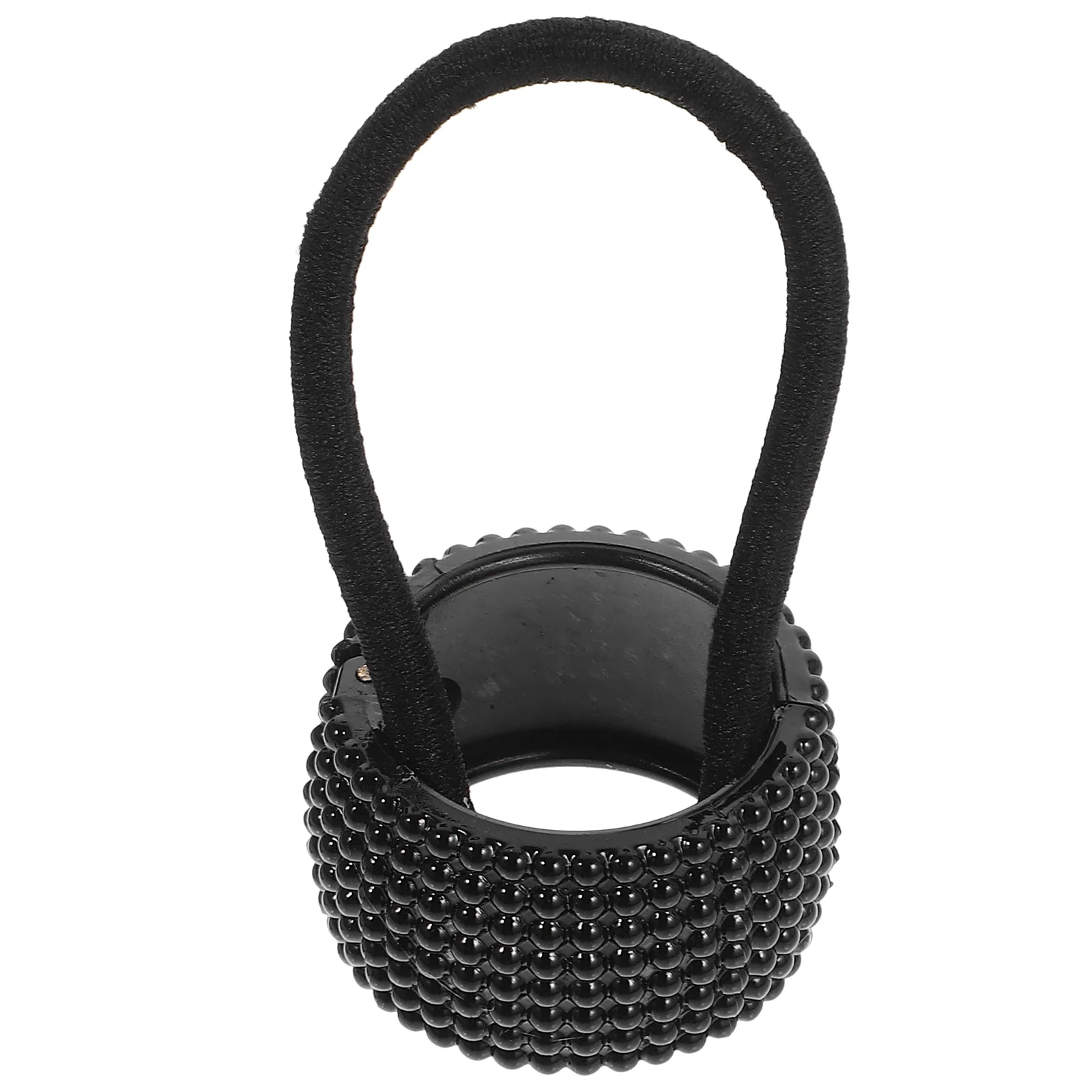 

Punk Hair Tie Fashion Accessories Ponytail Girls Cuff Holder Elastic Bands Rhinestones