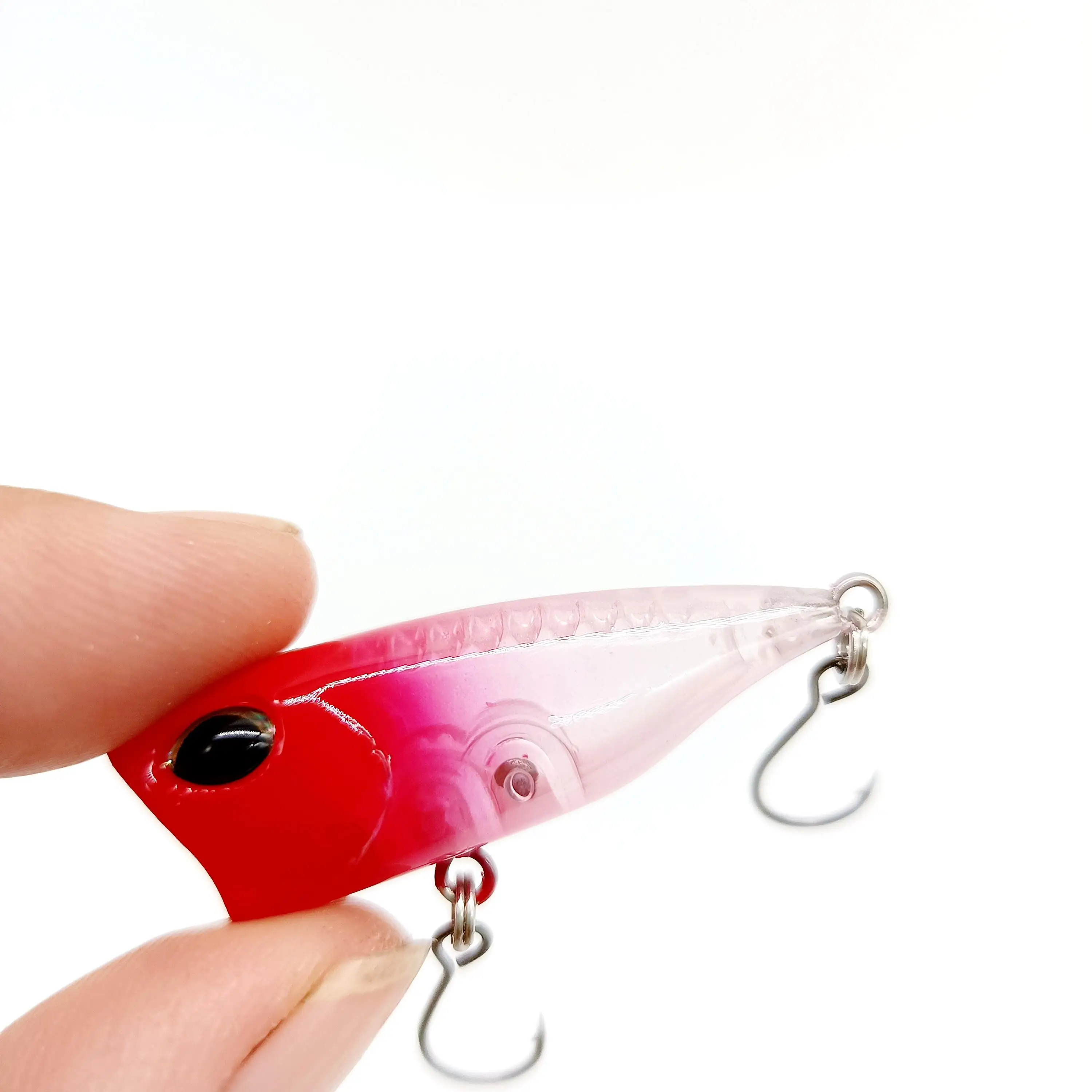 Mini Popper Fishing Lures 3.2g/40mm Small Topwater Hard Bait Artificial Wobblers Plastic Pesca Fishing Tackle fishing lure 1PCS For DUODUOYU