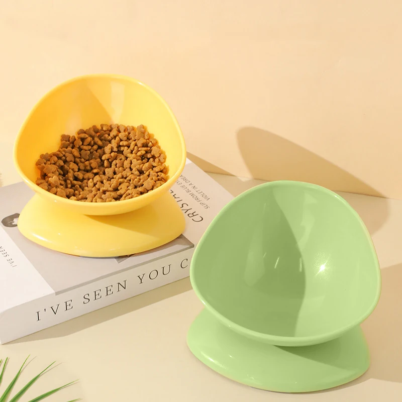 Title 8, Pet Food Bowl Tilt High Bottom Neck Protector A...
