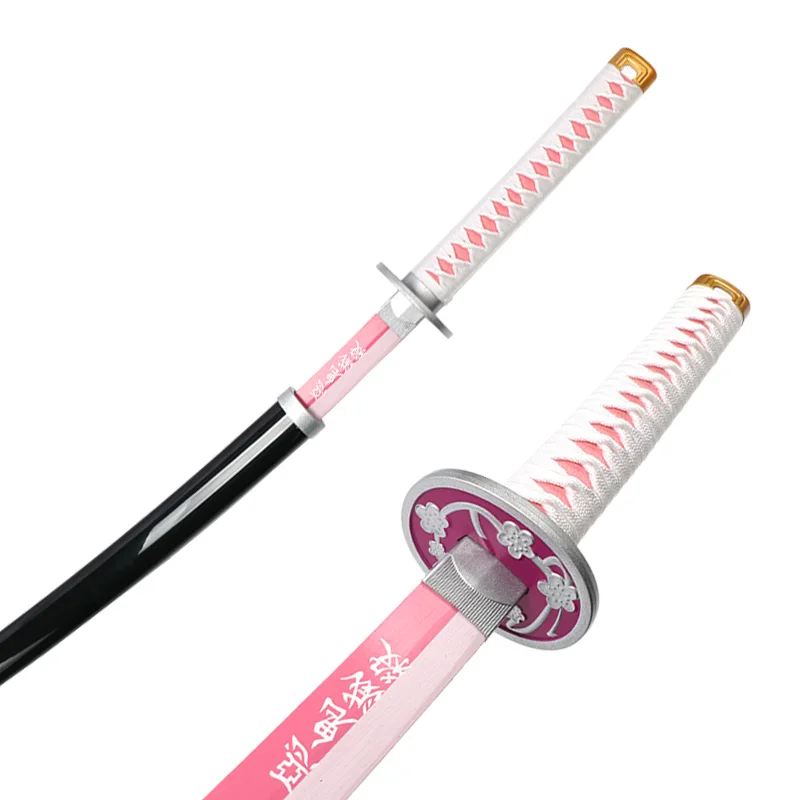Anime Demon Slayer Katana Wooden Toy Sword 104cm/41in Character Weapons Props Tsuyuri Kanao Party Gifts 4