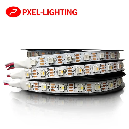 SK6812 RGBW LED 스트립 조명, 개별 주소 지정 가능 RGBWW LED 조명, 4 in 1 유사 WS2812B, 1m, 4m, 5m, 30 60 144, IP30, 65, 67, 5V 5