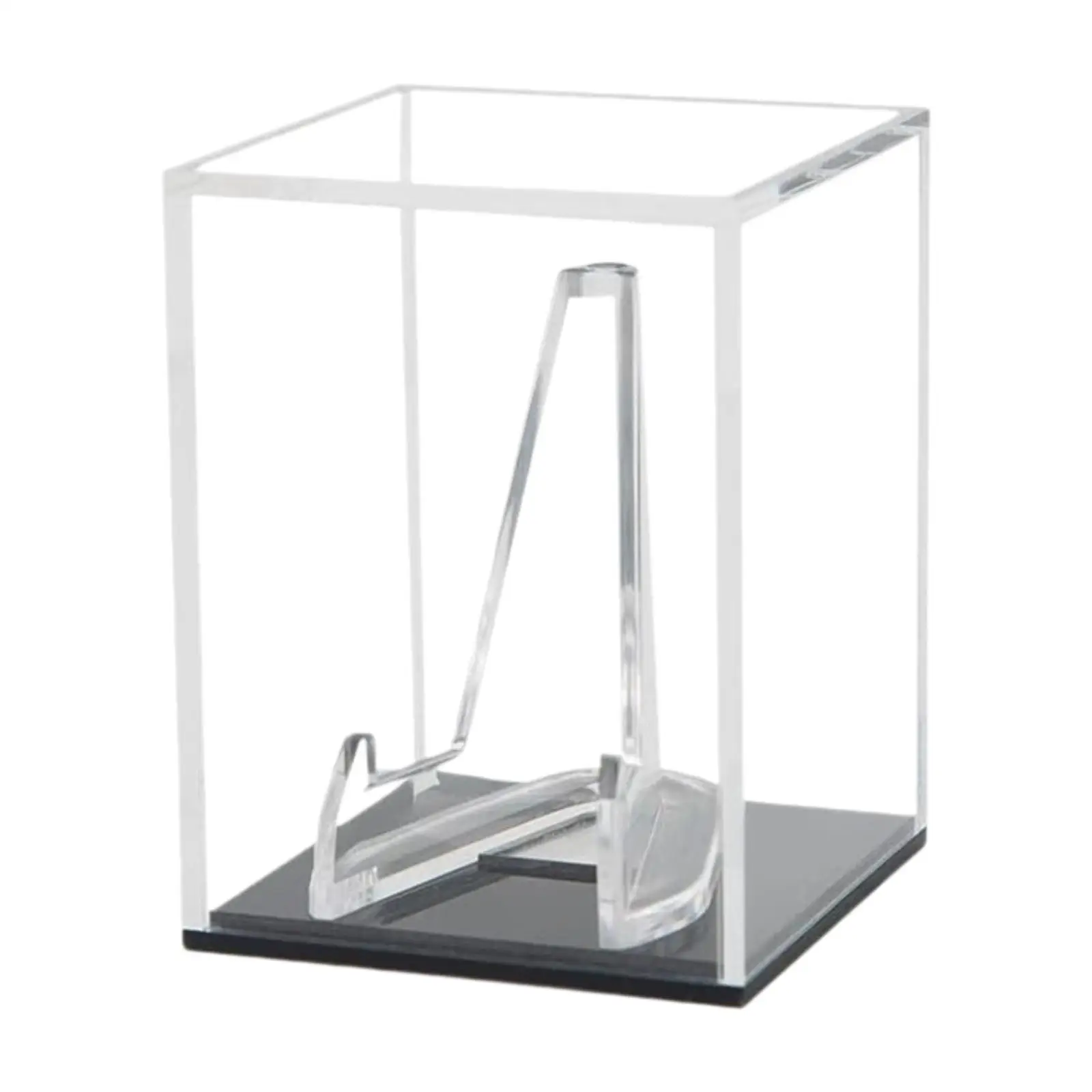 Guitar Pick Display Box with Stand Rack Storage Box Guitar Pick for Guitarists Electric Bass Ukulele Lover Players Musician