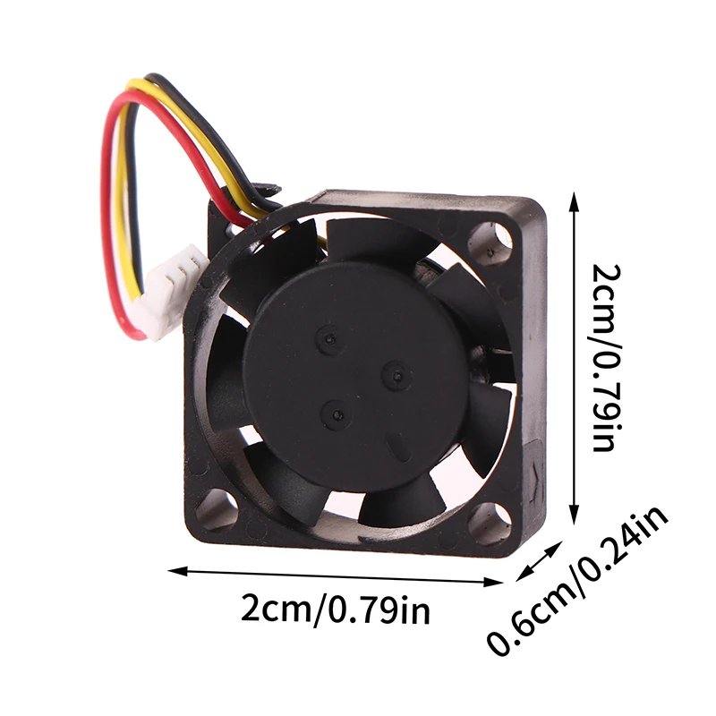 2006 5V 2CM 20MM Fan 20*20*6MM Cooling Fan Fan Mini Laptop Cooling Fan 3wire Computer PC Fan Radiator Cooler 6