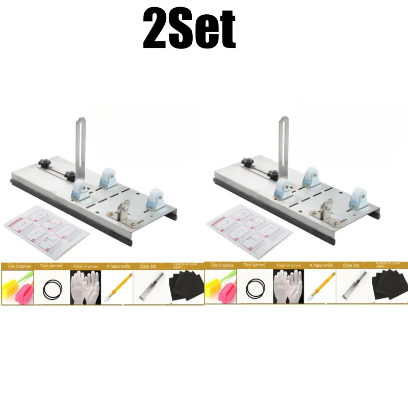 مجموعة أدوات احترافية لقطع الزجاج من الفولاذ المقا...