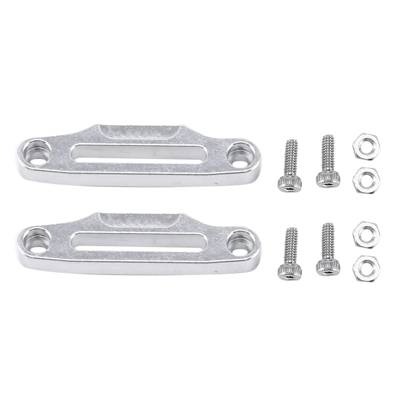 

2PC Aluminum Alloy Winch Rope Guide Metal Cable Guide For 1/10 RC Crawler RC Cars Bumper Decorative Parts