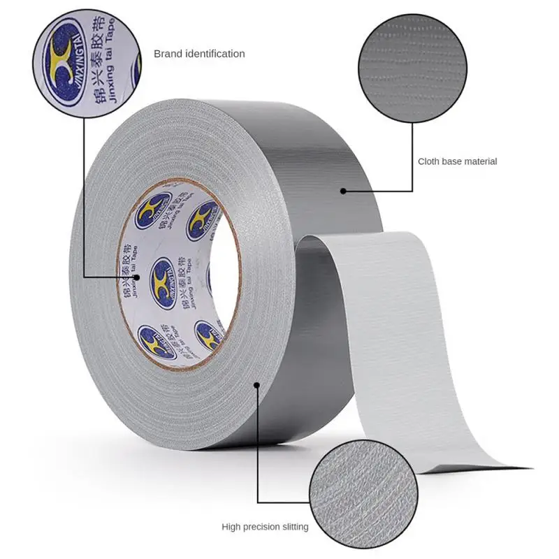 10M Silver Duct Tape Heavy Duty Waterproof Strong Flexible Waterproof and  Hand Tear For Home Carpet Binding Repairs No Residue - AliExpress