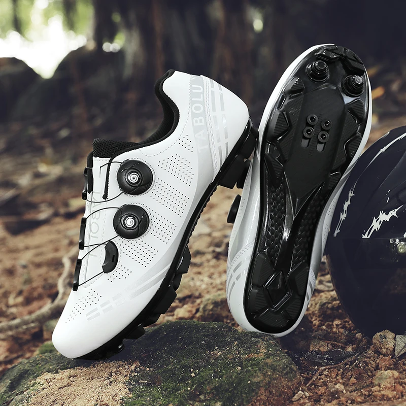 Mtb Cycling Shoes Men Carbon Racing Speed Self-Locking Bicycle Road Bike Women Flat Cleats Mountain Biking Sneakers  Zapatillas 5