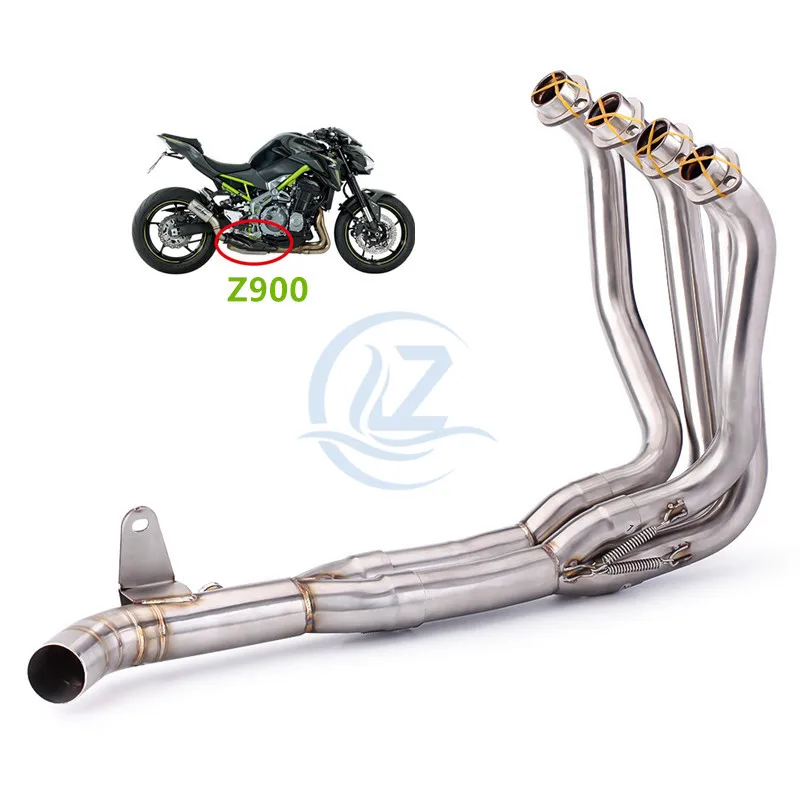 

Z900 Motorcycle Exhaust Front Pipe Titanium Steel Stainless Connector For Original Exhaust Pipe Muffler