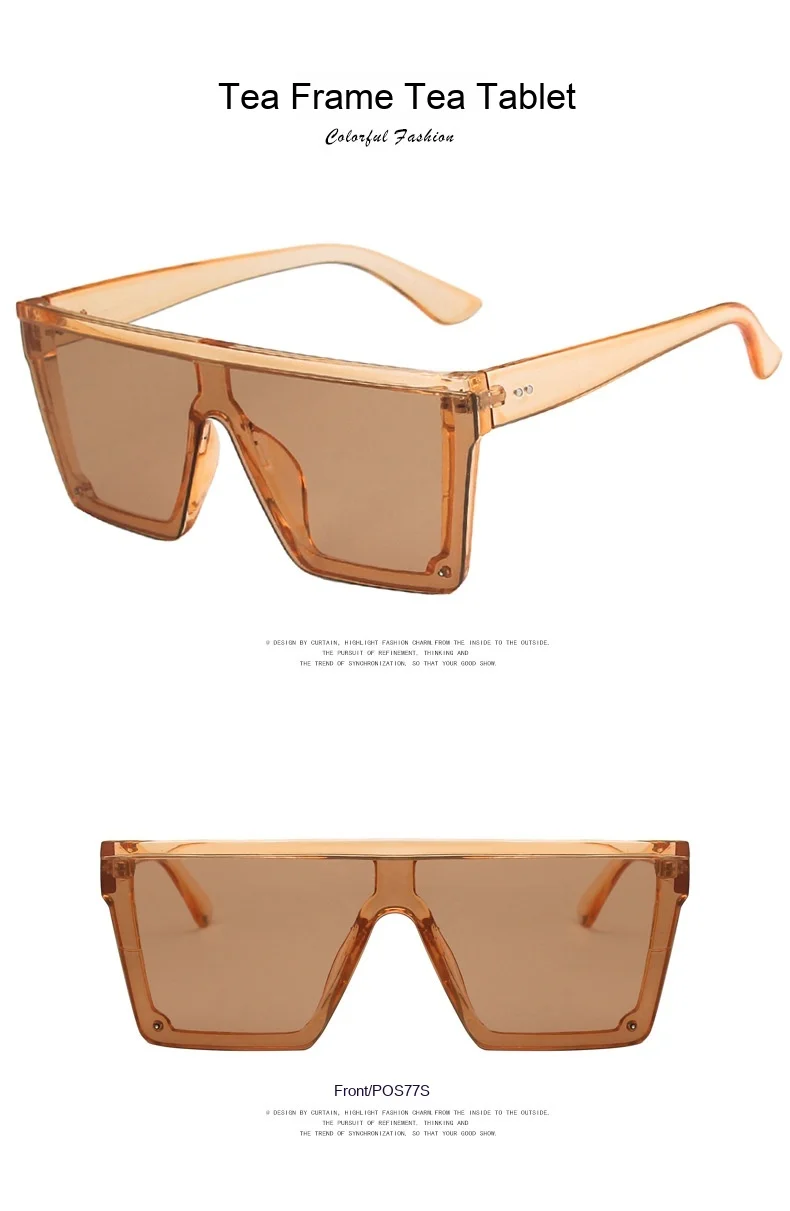 Lila Sonnenbrille Modische und trendige einteilige Sonnenbrille mit großem Rahmen 2024 Neue Damen-Straßenfoto-Sonnenbrille im Retro-Stil_voghion.com