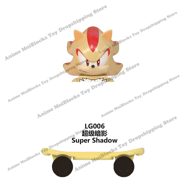 WM6086 WM6087 WM6088 LG1001 anime bricks Sonic Amy Rose Ray Storm Shadow building blocks mini action toy figures Children gifts Apricot