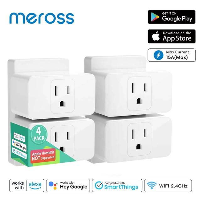 Smart Plug 1 Pack Wi-Fi Enabled Works with  Alexa Google