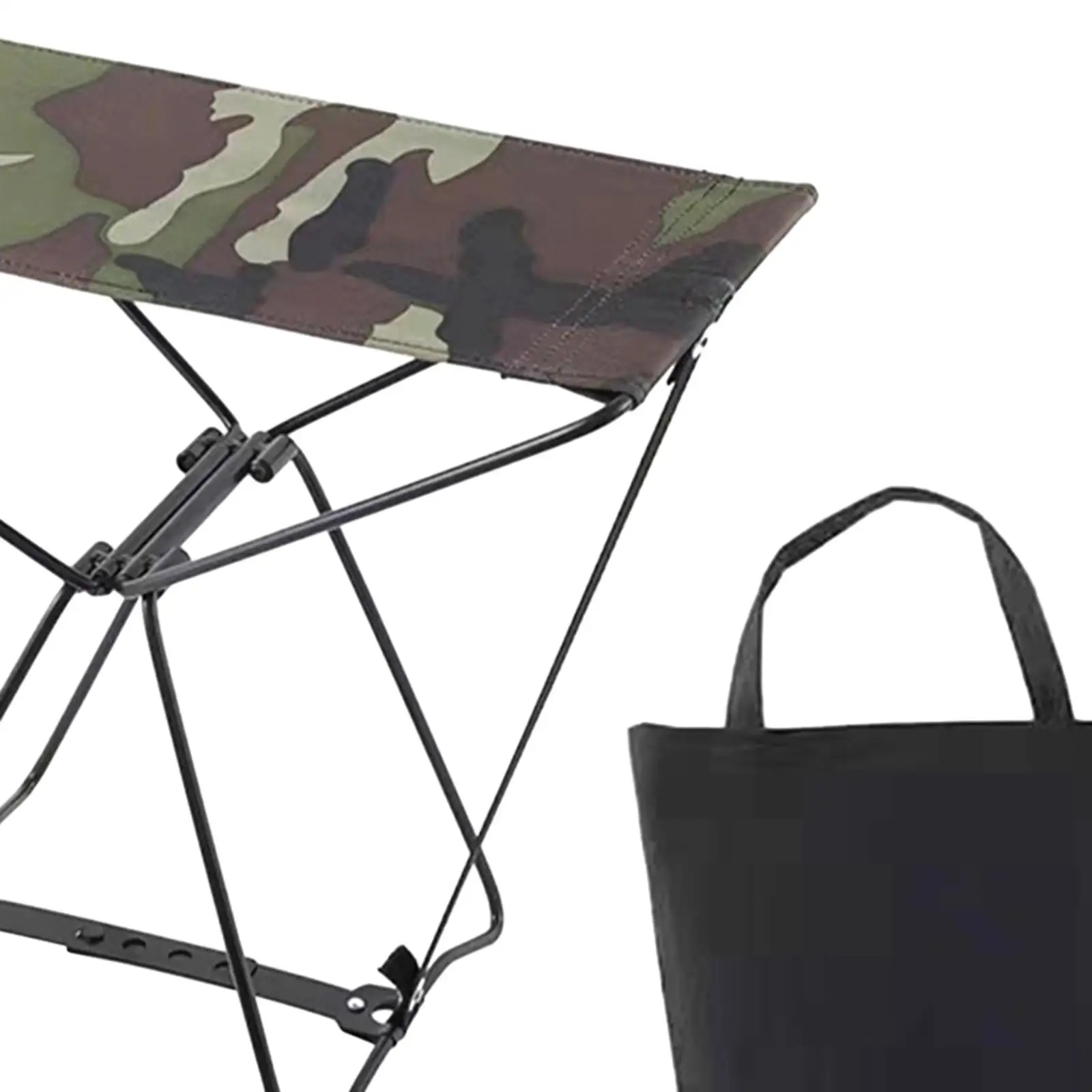 Folding Camping Stool Ultralight Outside Foldable Stool Collapsible Stool Camp Stool for Backpacking Picnic Beach Hiking Fishing