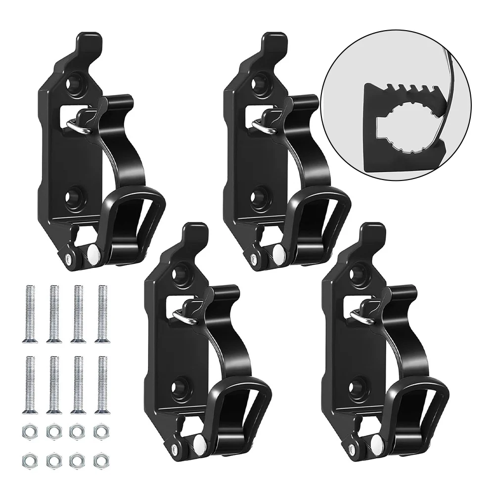 

Adjustable Wall Mounting Brackets Shovel Mount for Roof Rack Metal Rubber Clamp for Military Equipment Easy to Use