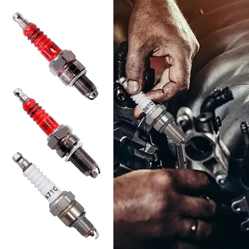

Motorcycle Racing Spark Plug High Performance Riding Spark Plug Automotive Parts Replacement Equipment For Car Engine Scooter
