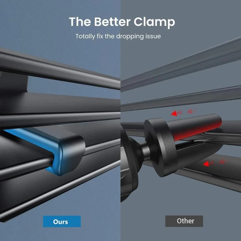 강력한 자기 자동차 전화 홀더 마운트 자동차 환기 전화 마운트 360 회전 팔 자동 휴대 전화 홀더 자동차 전화 브래킷 스탠드