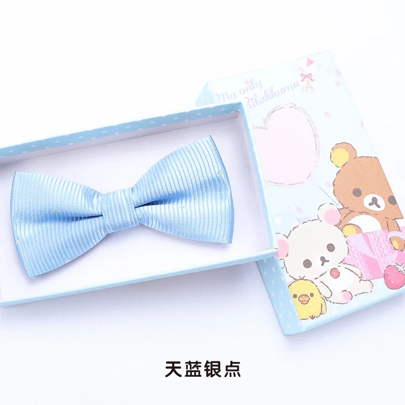 Children's bow tie Korean version boy tide baby bow tie blue primary school performance