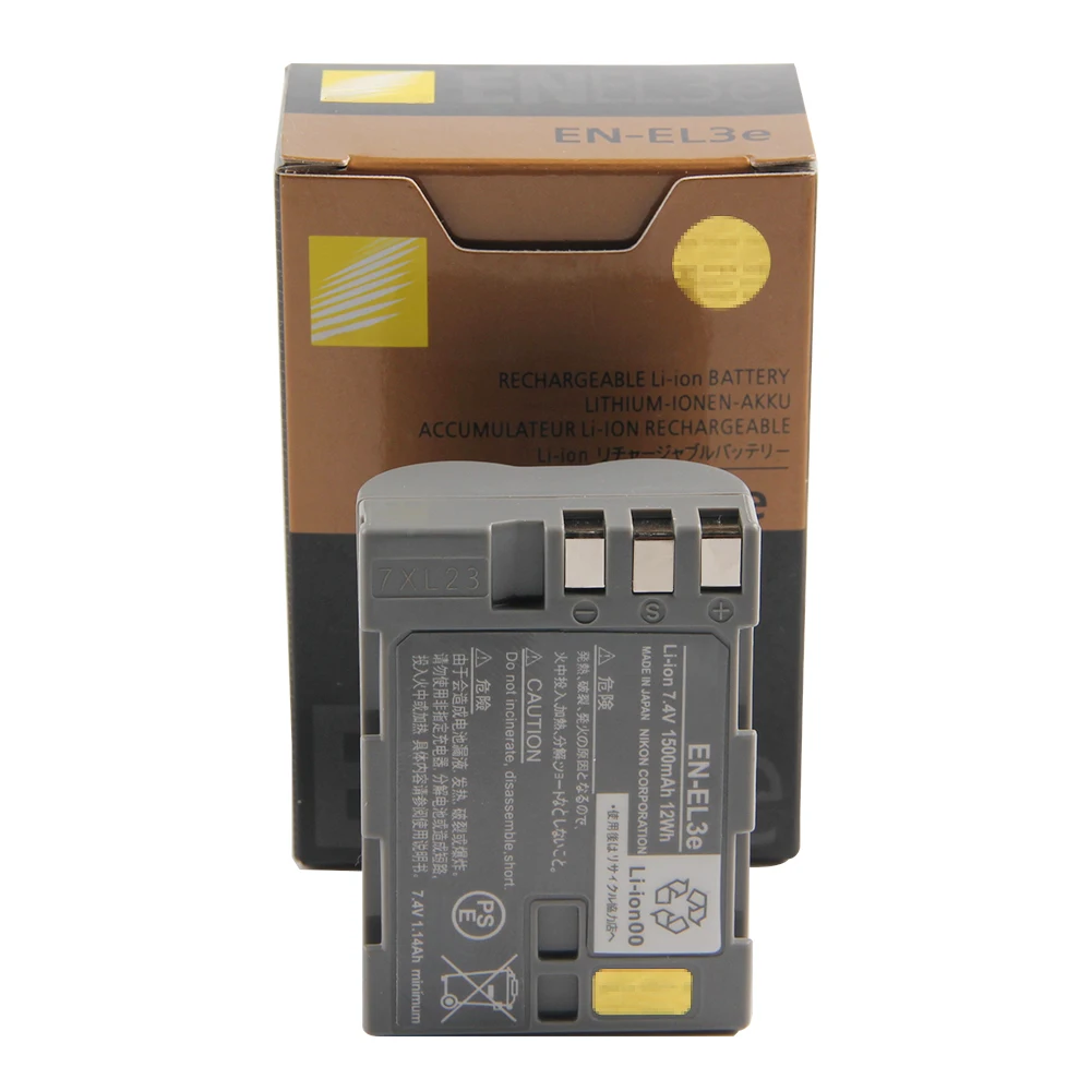 EN-EL3E Replacement Camera Battery For Nikon D50 D70 D70s D80 D90 D100 D200 D300S D300 D700 7.4V 1500mAh