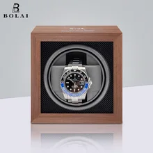 Watch Winder Box Automatic Wooden Single Watch Box Suitable For Mechanical Watches Automatic Wood Rotation Motor Box Super Quiet