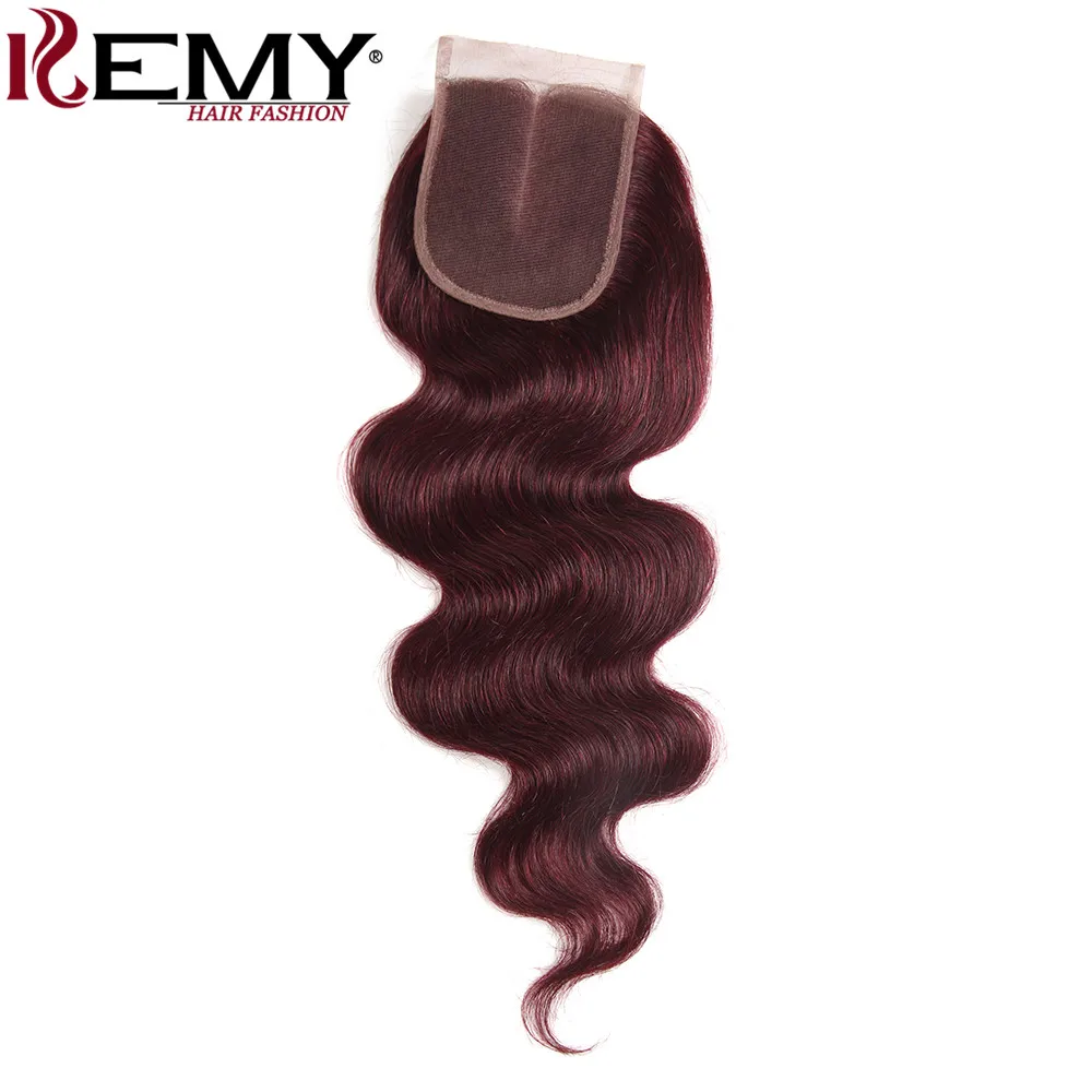 Body Wave Lace Closure 4x4 Brazilian Human Hair Closure With Baby Hair Free/Middle Part 100% Human Lace 8-20 Inches