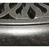 Cast Aluminum Patio Furniture End Table, Mid-Century Modern Table with Round Corners for Living Room, Cafe and Home Office 4