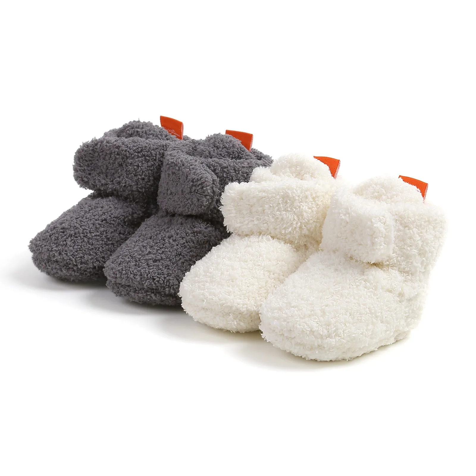 Winter Snow Baby Boots Girl Boy Shoes Soft Sole Cute Warm Furry Flats First Walkers Shoes for Toddler Infant 0-18Months