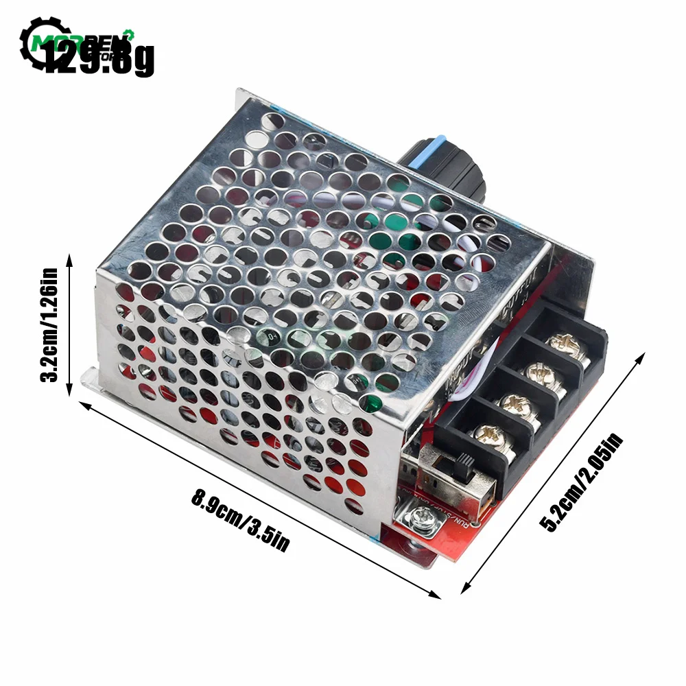 7-70V PWM DC Motor Speed Controller Switch 30A DC Brush Motor Speed Controller Power Supply for Electrical Tools