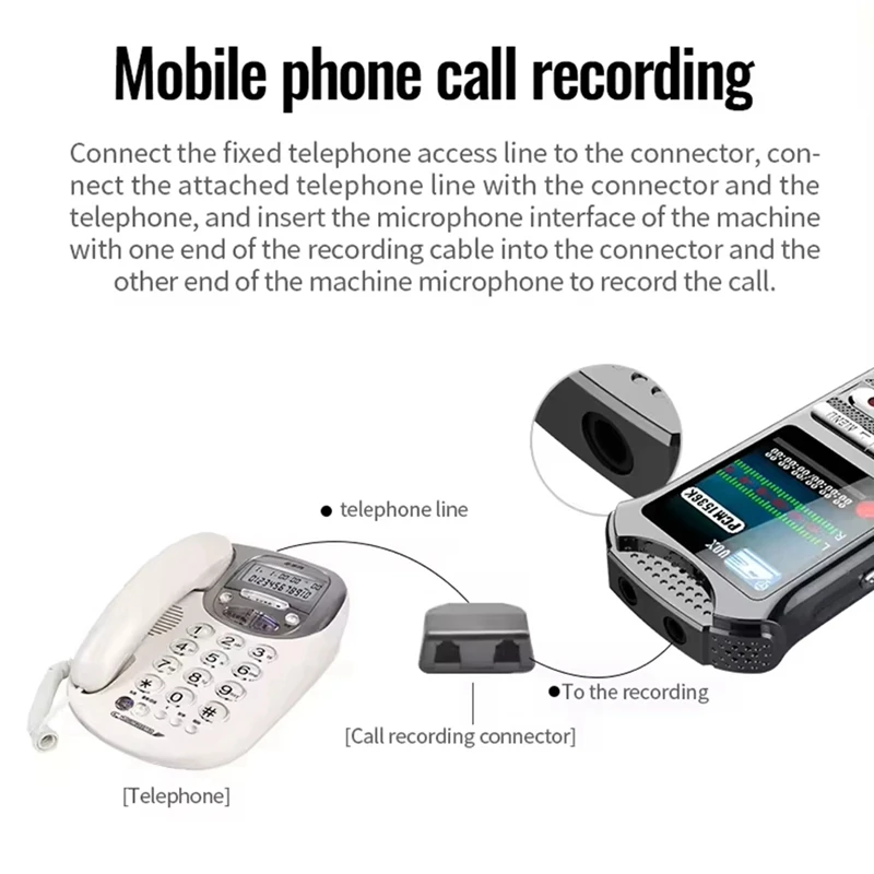 A12E-X30 80 Hours Recording Voice Recorder Activated Lossless Music Playback Digital Variable Playback Voice Recorder 32G