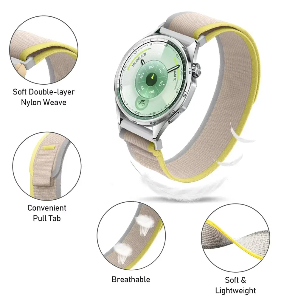 Breathable Trail Nylon Loop Strap for Smartwatches (20mm/22mm)