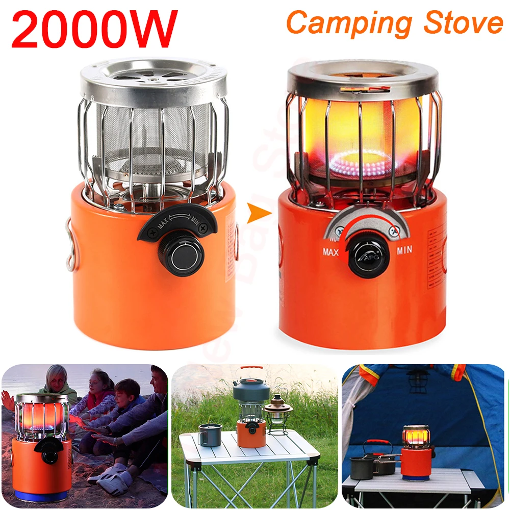 2000W Portable Camping Cooking Stove Heating Stove Tent Heaters High Efficiency Heating Hunting For Ice Fishing Hiking gas stove barbecue stove barbecue charcoal stove barbecue electric stove outdoor heating stove