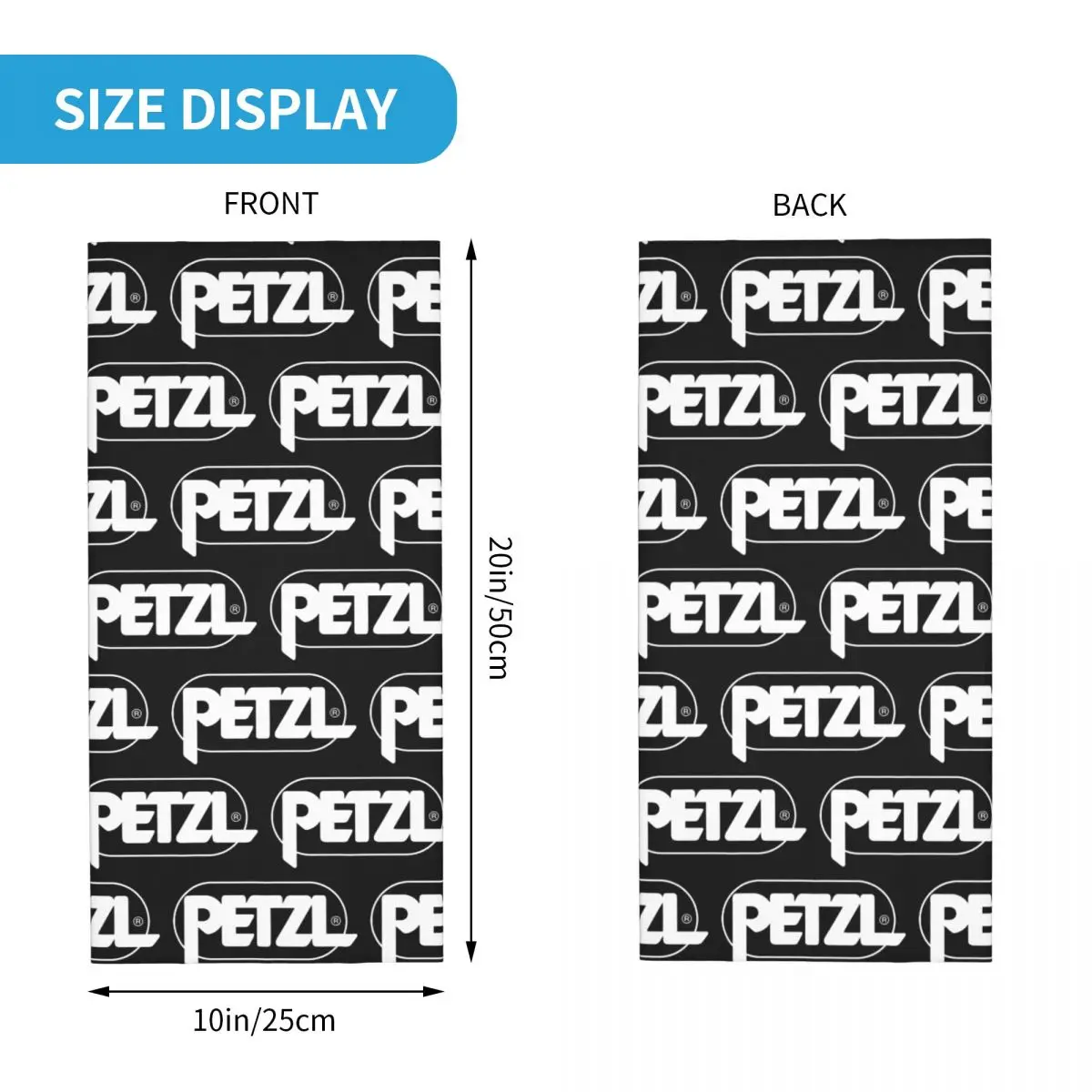 Sport Petzls Bandana Neck Cover Printed Balaclavas Mask Scarf Multifunctional Headwear Outdoor Sports Men Women Adult Washable cycling bandana multifunctional bandana