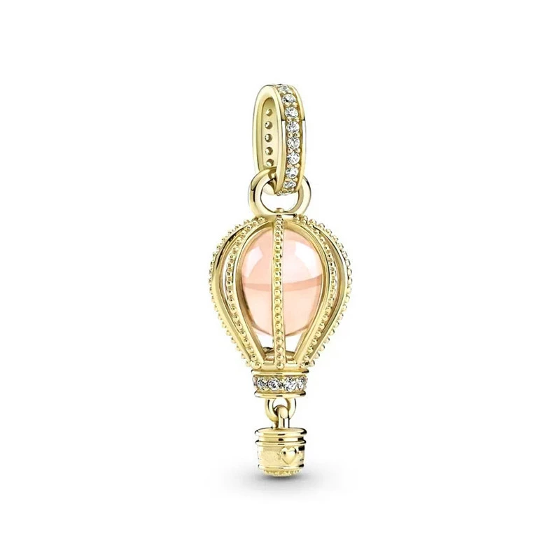 Gold plated Family Tree Festive Bell Christmas Tree Dangle Charm Beads Fit Original 925 Sterling Silver Bracelet Jewelry 4