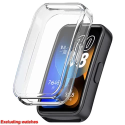Premium TPU Protector Case with Plated All-Around Bumper for Huawei Band 9 (Clear)