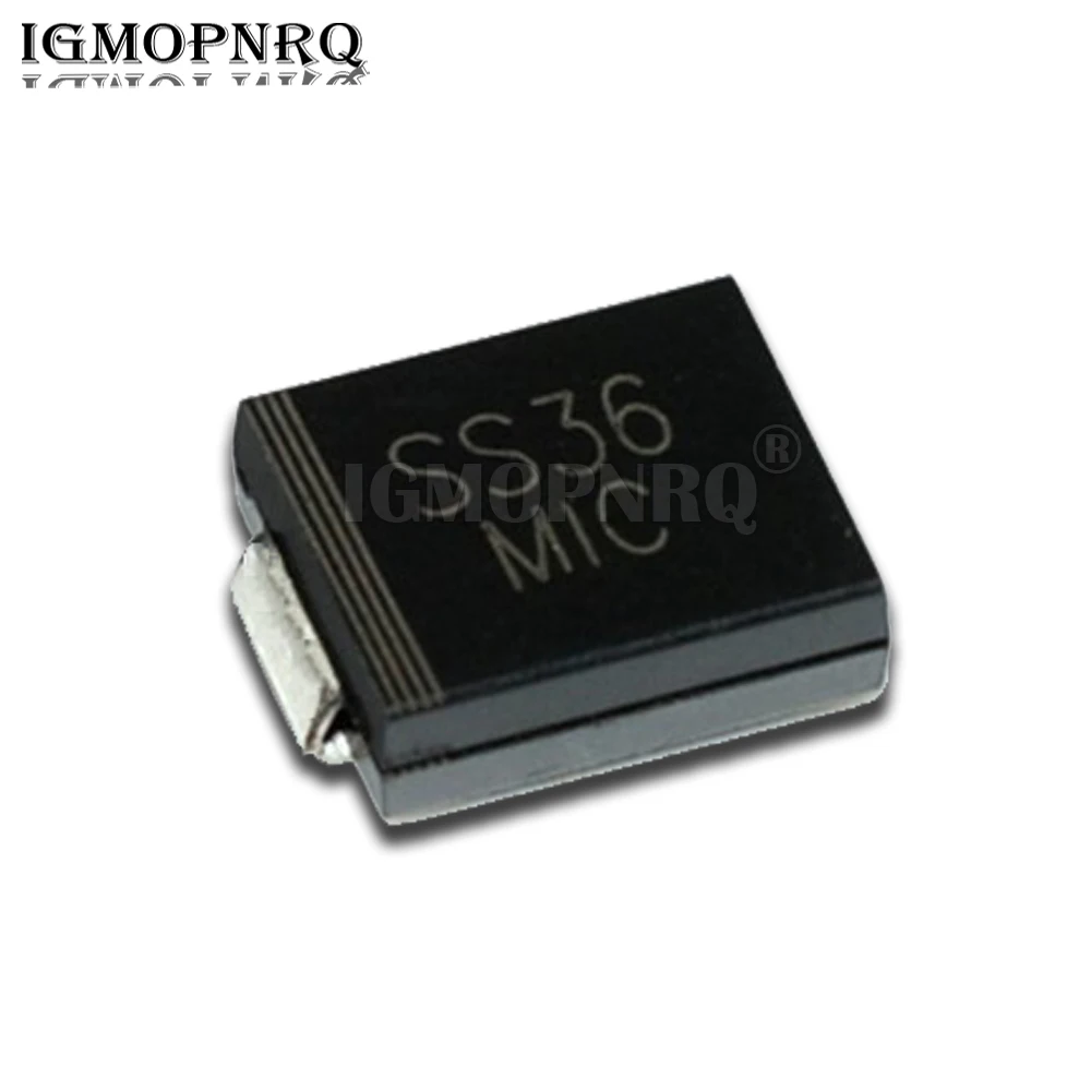 50 pz diodo Schottky SMB SS24 SS26 SS34 SS54 SS56 SMC SS34 SS54 SS56 diodi SMD - immagine 5
