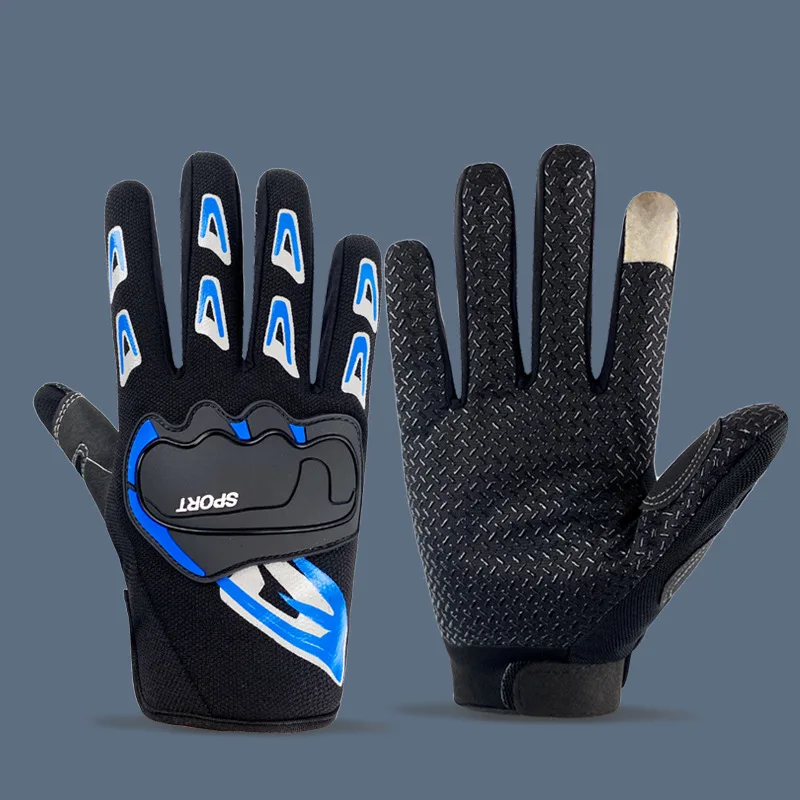 1 Pair Breathable Non-Slip Glove Women Men Outdoor Sports Gloves Cycling Riding Fitness Training Fishing Full Finger Mitten