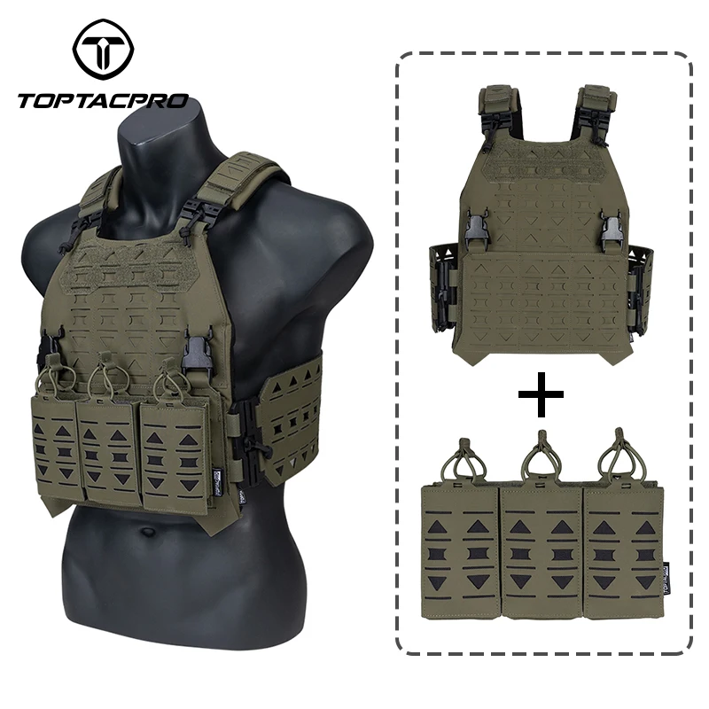 Sac Recyclage Pliable TOPTACPRO Poche De Chute Tactique MOLLE TOPTACPRO