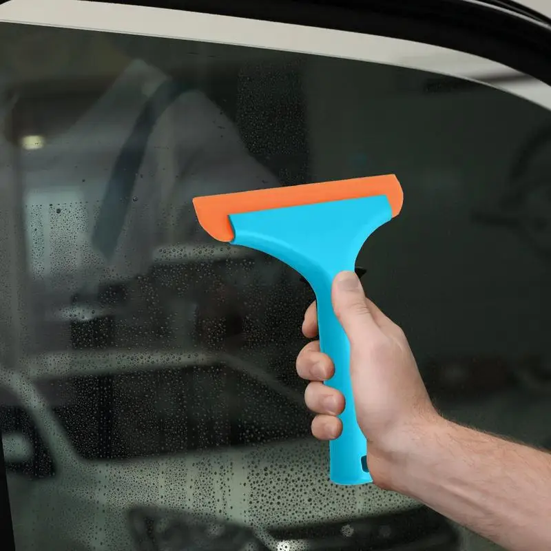 

Glass Scraper Multifunctional Scraper for Cleaning with Hole Silicone Scraper Wall Paint Remover Car Window Glass Wood Sticker