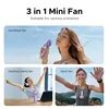 UGREEN Mini Handheld Fan Cooler USB Rechargeable Portable Adjustable Pocket Size Low Noise Handy Fan For Desk Travel Outdoor 4