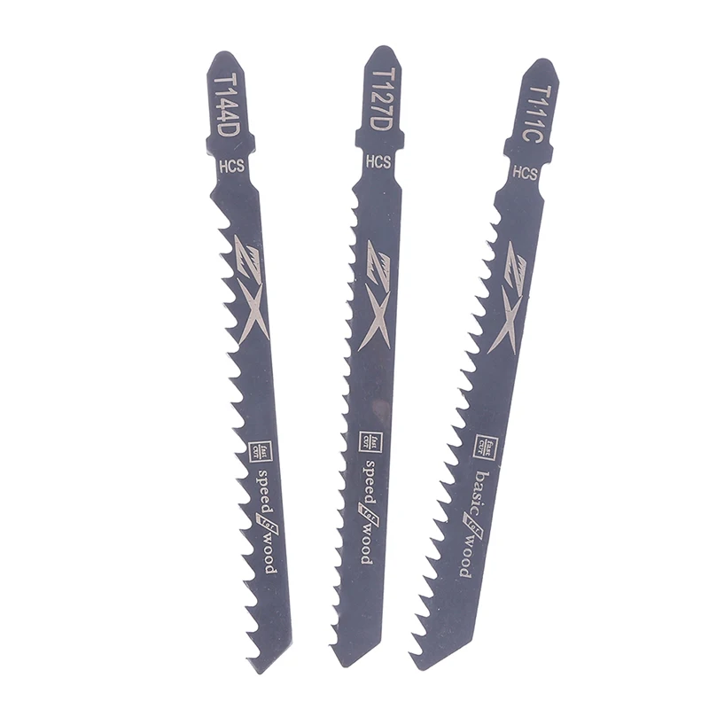 5PCS T144D T127D T111C Multi-Purpose Jigsaw Blades Assorted Jig Saw Blades Set Woodworking Saw Blade For Cutting Wood Metal Tool