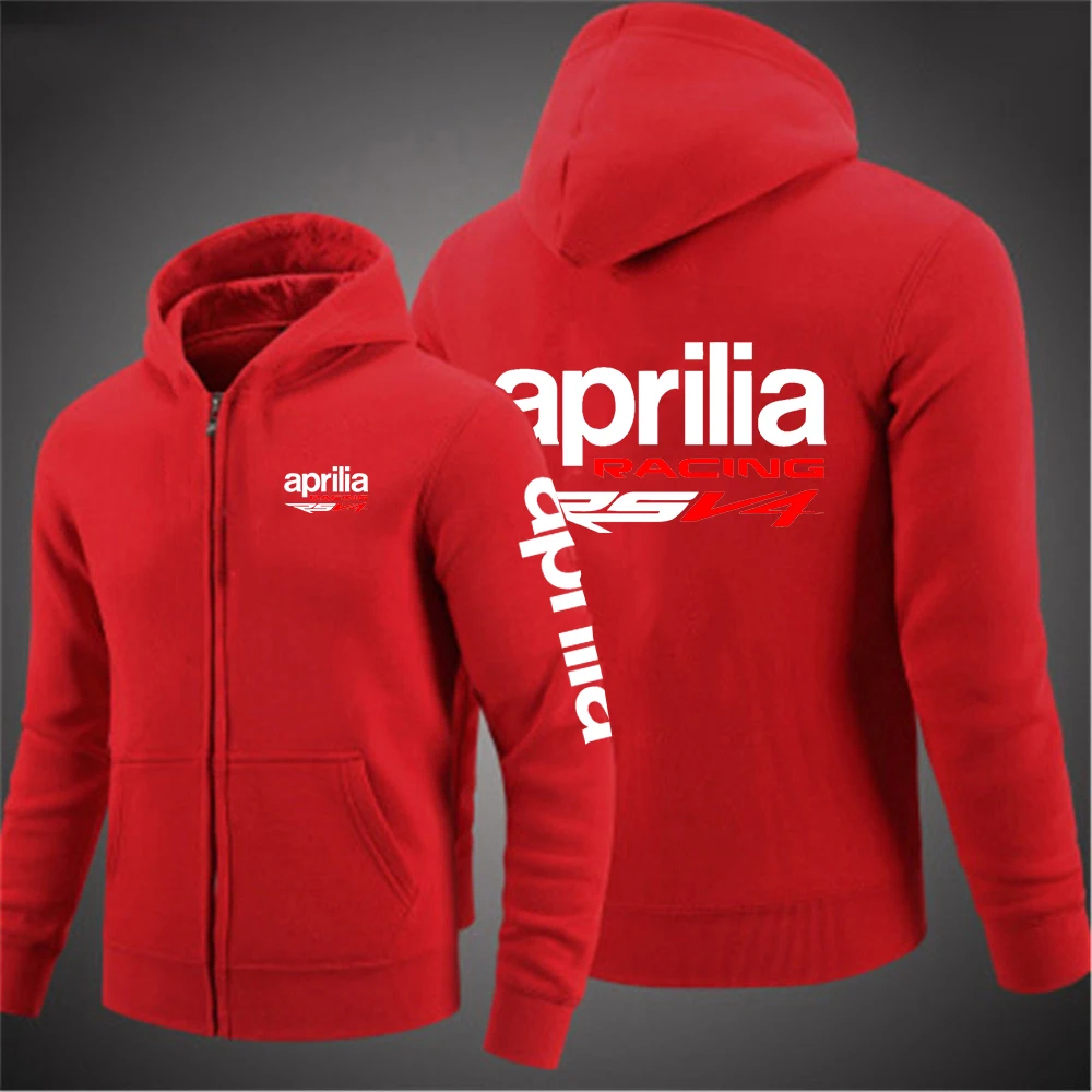 

Aprilia Racing RSV4 2023 Men's Printing Hooded Sleeve Leisure Autumn Leisure Harajuku Zipper Comfortable Coat Sweatshirt Jacket