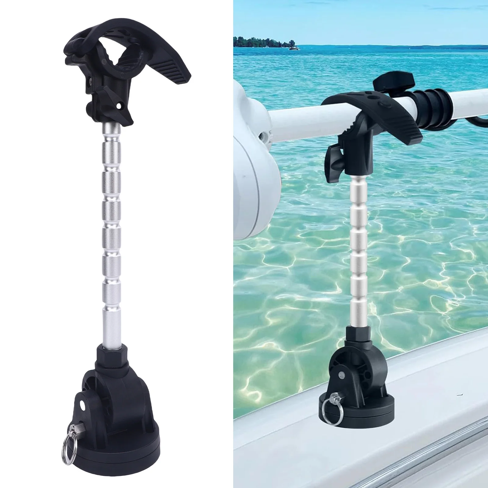 Trolling Motor Stabilizer Mount High Strength Adjustable Trolling Motor Holder Mount for Marine Use Replacement for PowerDrive